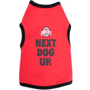 The License House Ohio State Next Up Tee Dog Shirt, Scarlet, XX-Small