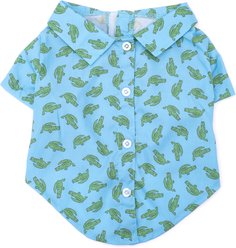 The Worthy Dog Al the Gator Dog Shirt, Blue, XX-Large