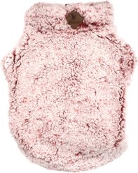 The Worthy Dog Wubby Fleece Quarter Zip Pullover Dog Coat, Burgundy, XX-Large slide 1 of 4