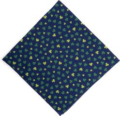 The Worthy Dog Lucky Machine-Washable Dog Bandana, Navy, Large slide 2 of 3