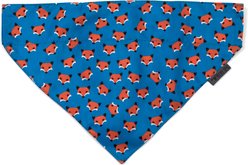 The Worthy Dog Foxy Dog Bandana, Teal, Small