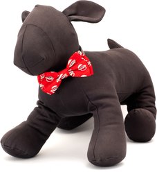 The Worthy Dog Sock Monkey Boy Dog Bow Tie, Red, Large slide 2 of 3