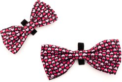 The Worthy Dog Heartthrob Boy Dog Bow Tie, Black, Small slide 2 of 3
