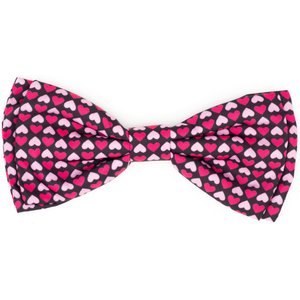 The Worthy Dog Heartthrob Boy Dog Bow Tie, Black, Small