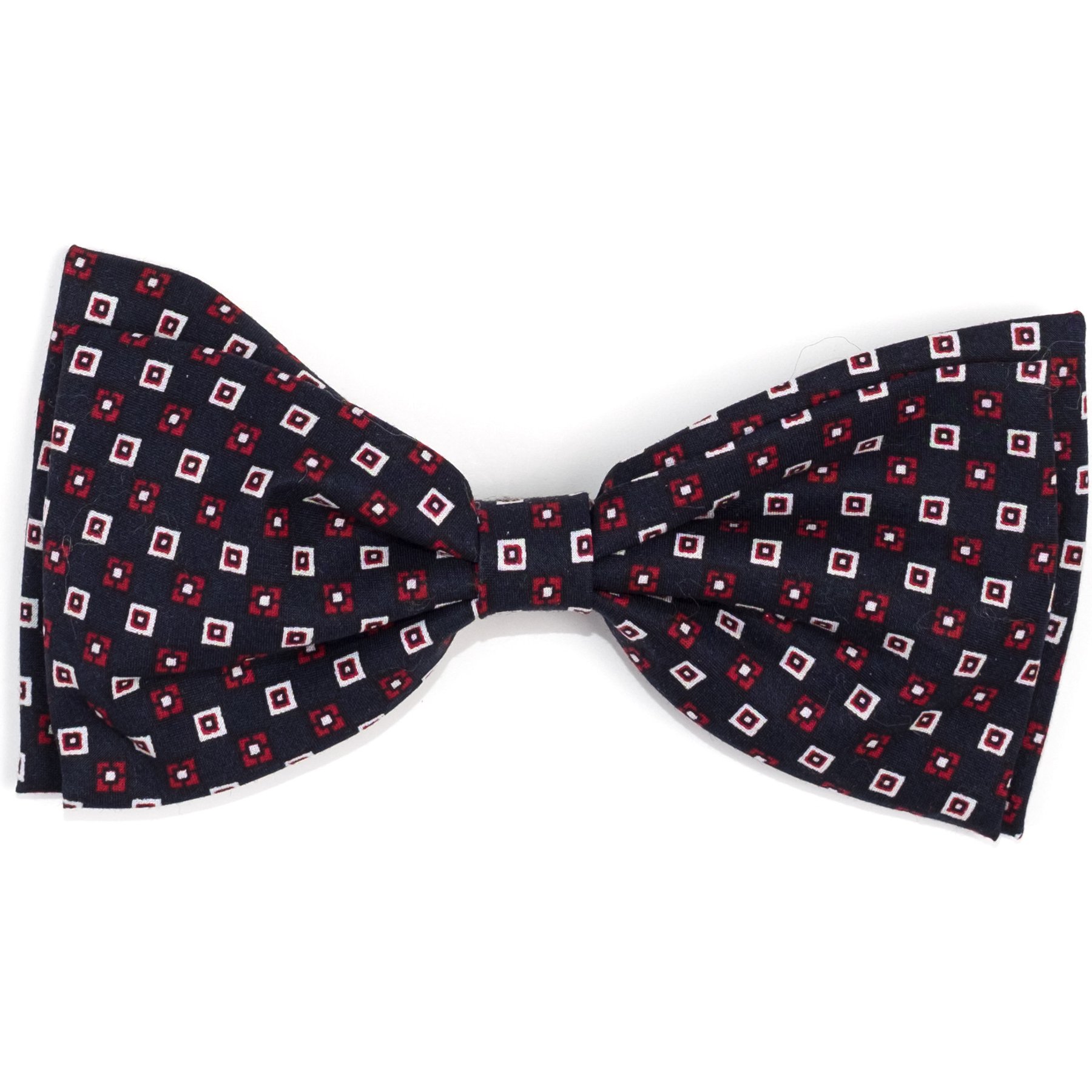 The Worthy Dog Foulard Navy Boy Dog Bow Tie, Navy, Large