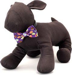 The Worthy Dog Donuts Boy Dog Bow Tie, Purple, Small slide 2 of 3