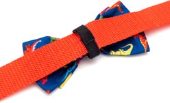 The Worthy Dog Dino Boy Dog Bow Tie, Navy, Small slide 2 of 3