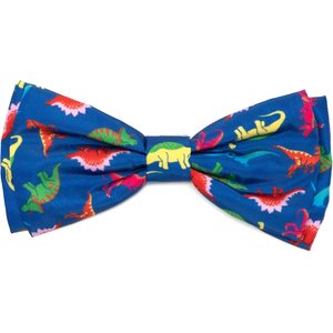 The Worthy Dog Dino Boy Dog Bow Tie, Navy, Small