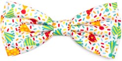 The Worthy Dog Celebrate Boy Dog Bow Tie, White, Small