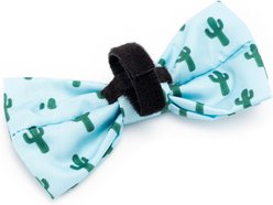 The Worthy Dog Cactus Boy Dog Bow Tie, Green, Large slide 2 of 3