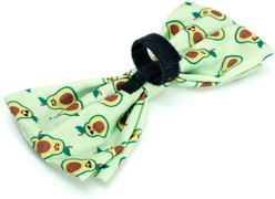 The Worthy Dog Avocados Boy Dog Bow Tie, Green, Large slide 2 of 3