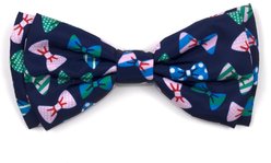 The Worthy Dog Bow Ties Boy Dog Bow Tie, Navy, Small