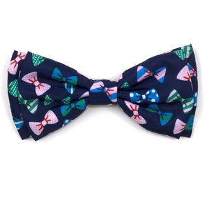 The Worthy Dog Bow Ties Boy Dog Bow Tie, Navy, Small