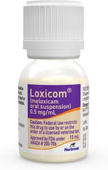 Meloxicam (Generic) Oral Suspension for Dogs, 0.5-mg/mL, 15-mL