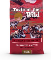 Taste of the Wild Southwest Canyon Grain-Free Dry Dog Food, 28-lb bag