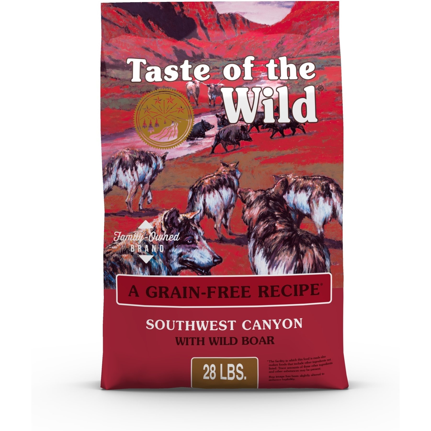 Taste of the Wild Southwest Canyon with Wild Boar Dry Dog Food, 28-lb
