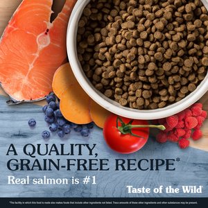 Taste of the Wild Pacific Stream Smoke-Flavored Salmon Puppy Recipe Grain-Free Dry Dog Food, 28-lb bag
