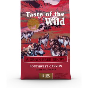 Taste of the Wild Southwest Canyon Grain-Free Dry Dog Food, 14-lb bag
