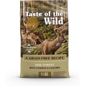 TASTE OF THE WILD Pine Forest Grain-Free Dry Dog Food, 5-lb bag