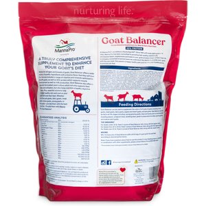 Manna Pro Diet Balancing Goat Pellet Supplement, 10-lb bag