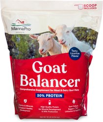 Manna Pro Diet Balancing Goat Pellet Supplement, 10-lb bag