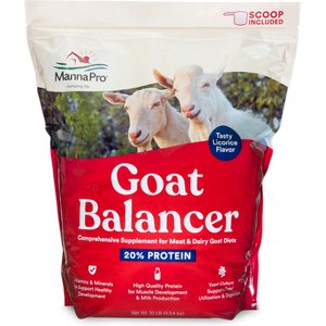 Manna Pro Diet Balancing Goat Pellet Supplement, 10-lb bag