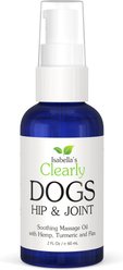 Isabella's Clearly Hip & Joint Massage Oil for Dogs, 2-fl oz bottle