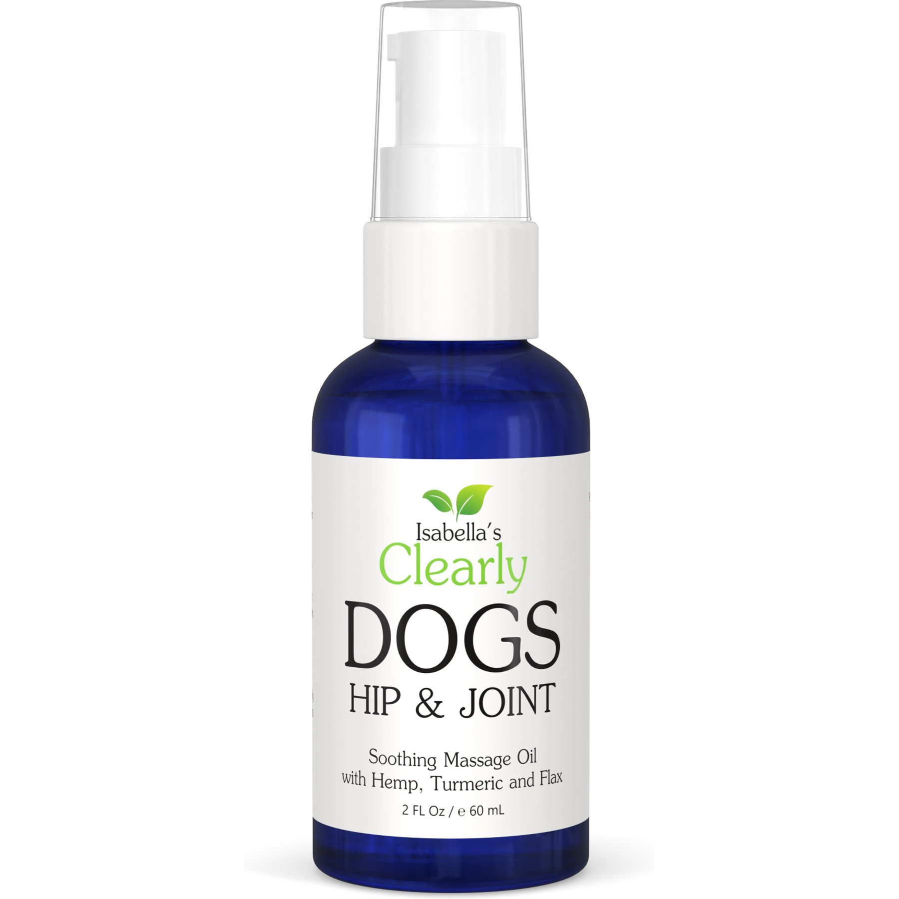 Isabella's Clearly Hip & Joint Massage Oil for Dogs, 2-fl oz bottle