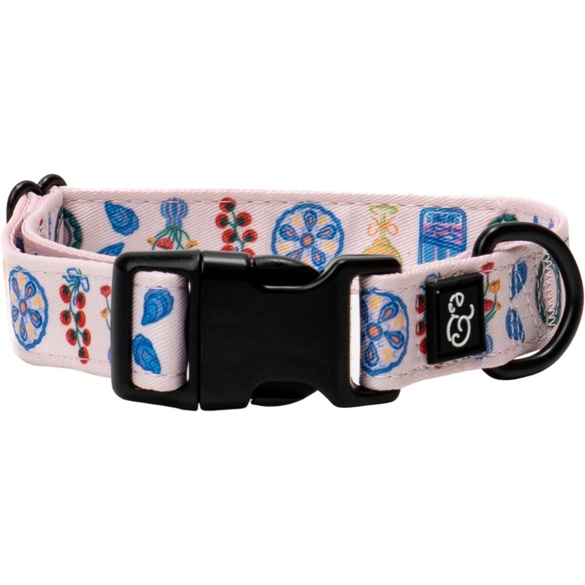 Lucy & Co. Dolce Vita Dog Collar, Large: 16 to 26-in neck, 1.5-in wide