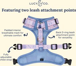 Lucy & Co. Magnificent Mermaids Pearl No-Pull Dog Harness, Medium: 17 to 23-in chest slide 2 of 3
