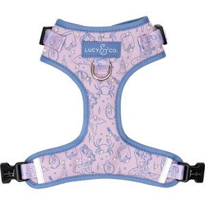 Lucy & Co. Magnificent Mermaids Pearl No-Pull Dog Harness, Medium: 17 to 23-in chest