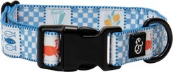 Lucy & Co. Sunny in Sicily Dog Collar, Medium: 13 to 20-in neck, 1-in wide