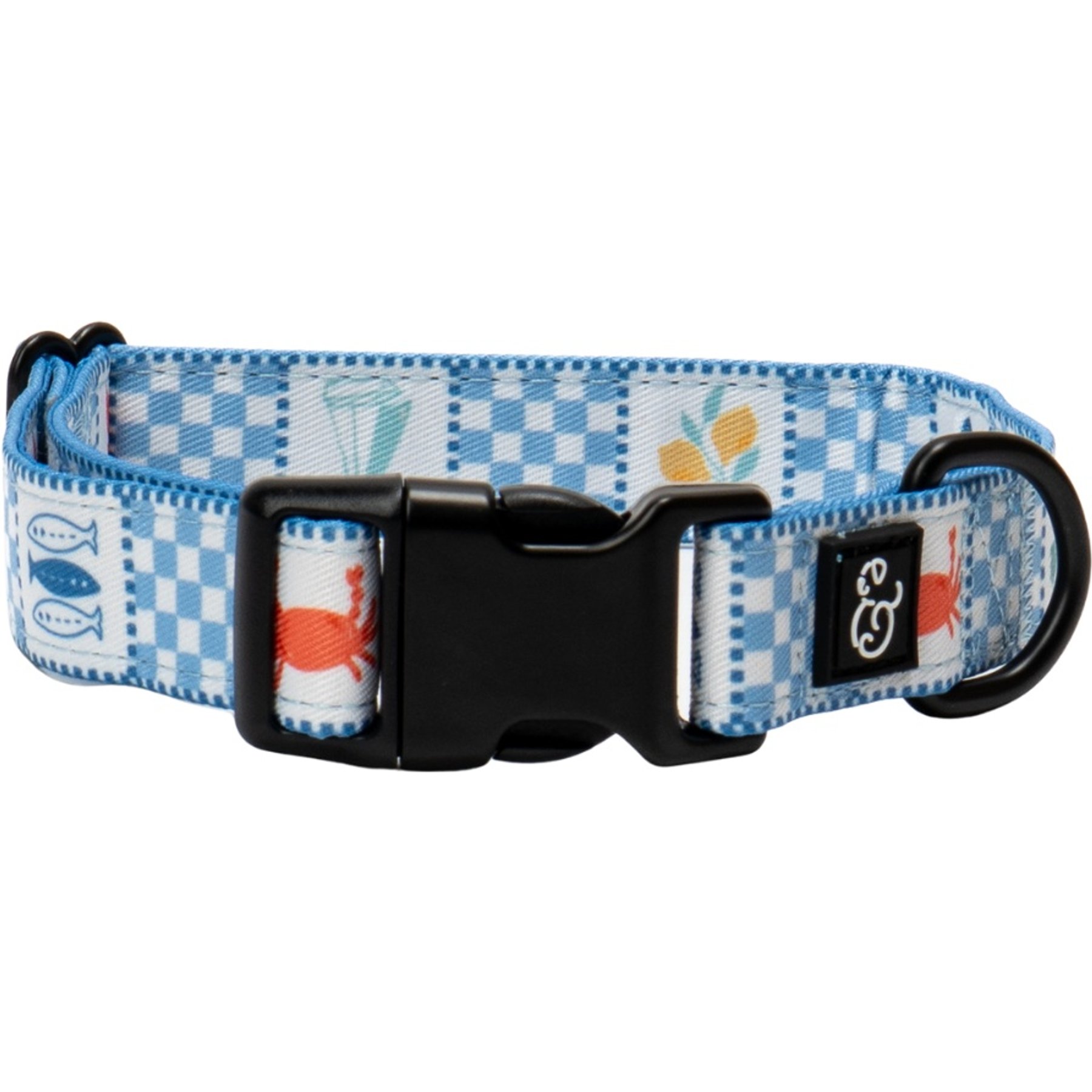 Lucy & Co. Sunny in Sicily Dog Collar, Medium: 13 to 20-in neck, 1-in wide