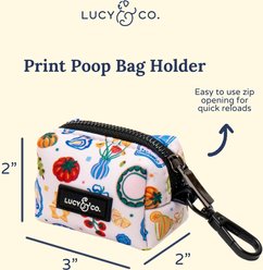Lucy & Co. Dolce Vita Dog Poop Bag Holder slide 2 of 3