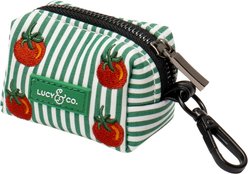 Lucy & Co. Tomato Embroidered Dog Poop Bag Holder slide 1 of 3