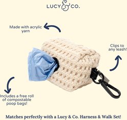 Lucy & Co. Main Squeeze Crochet Dog Poop Bag Holder slide 2 of 4