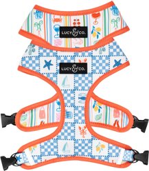Lucy & Co. Sunny in Sicily Reversible Dog Harness, X-Large: 23 to 32-in chest