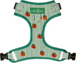 Lucy & Co. Tomato, Tomahto Embroidered No-Pull Dog Harness, Large: 20 to 28-in chest