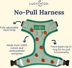 Lucy & Co. Tomato, Tomahto Embroidered No-Pull Dog Harness, Small: 14 to 18-in chest slide 2 of 4