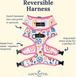 Lucy & Co. Dolce Vita Reversible Dog Harness, Large: 20 to 28-in chest slide 2 of 2
