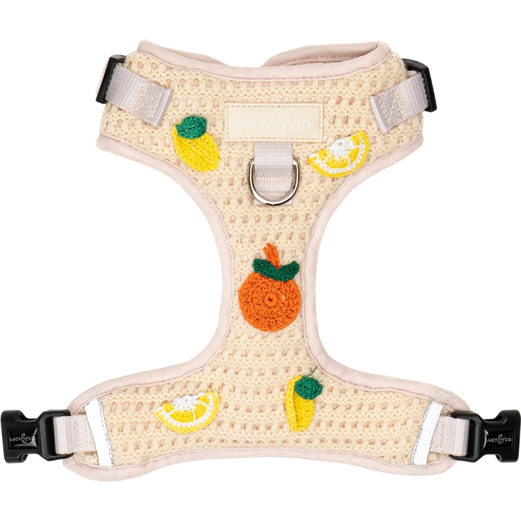 Lucy & Co. Main Squeeze Crochet No-Pull Dog Harness, X-Small: 12 to 15-in chest
