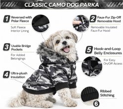 Pet Life Fashion Parka Dog Coat, Medium slide 2 of 8