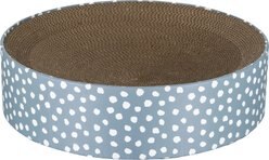 Kitty City Dot Pattern Cat Corrugate Round Bed Scratcher Toy