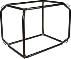Mammoth Guardian Dog Kennel Roll Cage & Tethers, Black, 32-in