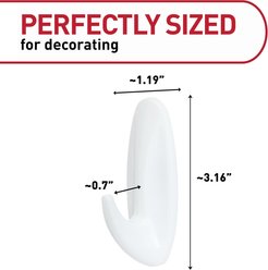 Command Pet Collection Designer Wall Hooks, Medium, White, 8 count slide 2 of 6