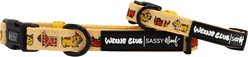 Sassy Woof Hot Dawg Dog Collar, Medium: 19.7-in neck, 0.75-in wide