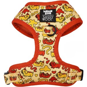 Sassy Woof Hot Dawg Adjustable Dog Harness, X-Small: 14 to 19-in chest