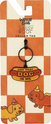 Sassy Woof Hot Dawg Dog Collar Tag