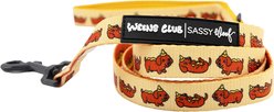 Sassy Woof Hot Dawg Dog Leash, 5-ft long, 4/5-in wide