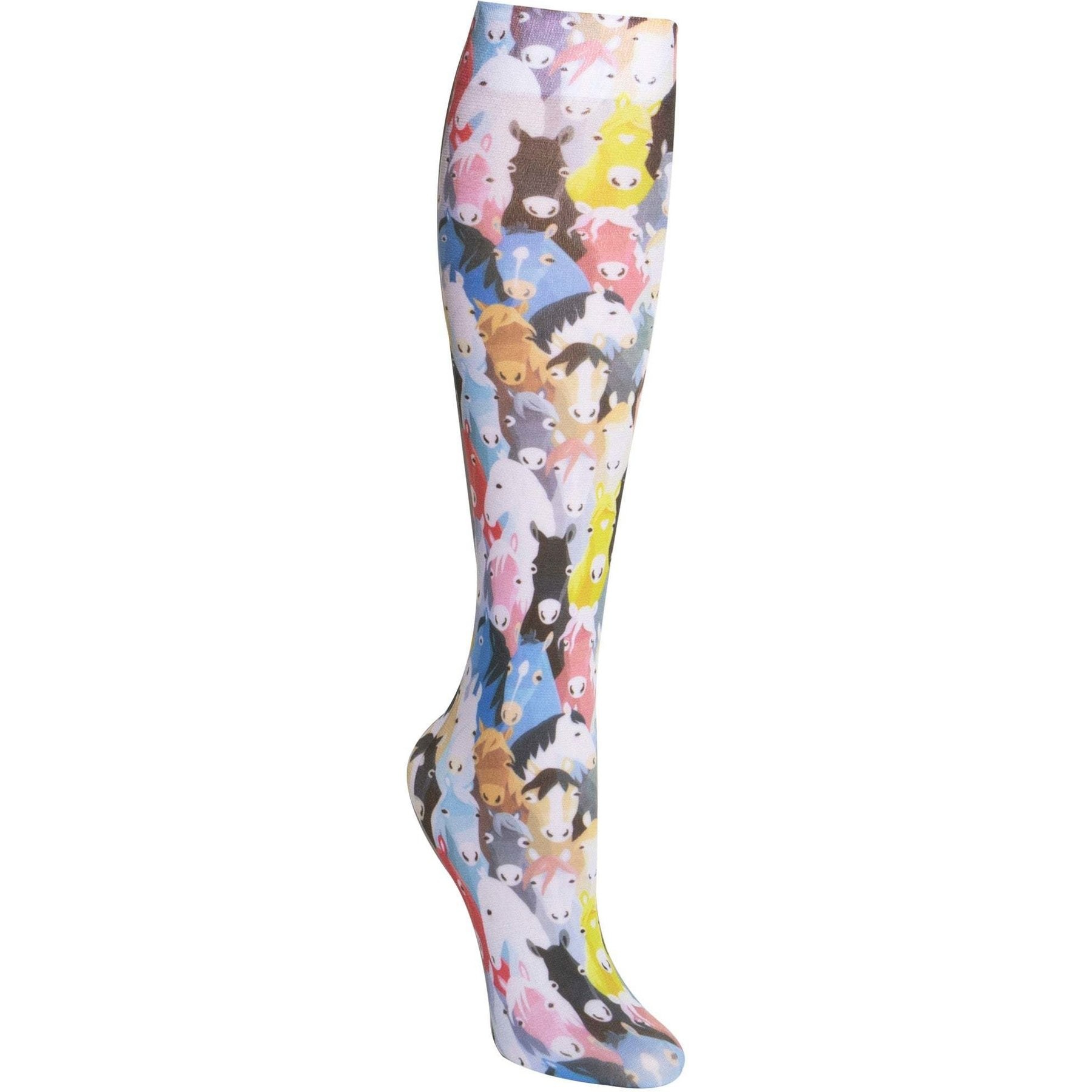 Ovation Kids' Zocks OMG Ponies Horse Riding Boot Socks, USA Kids' 8-11